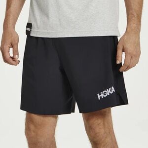 Hoka One One Men's Black Athletic Shorts